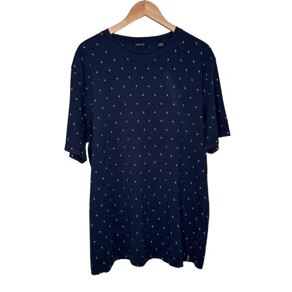 Scotch & Soda Other - Scotch & Soda blue printed cotton tshirt size XXL